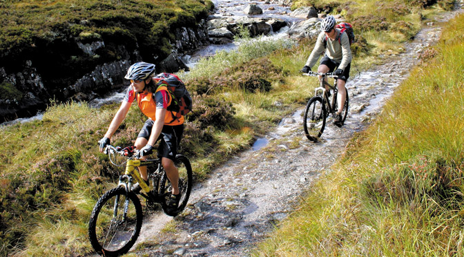 Mountain Biking in Glen Affric